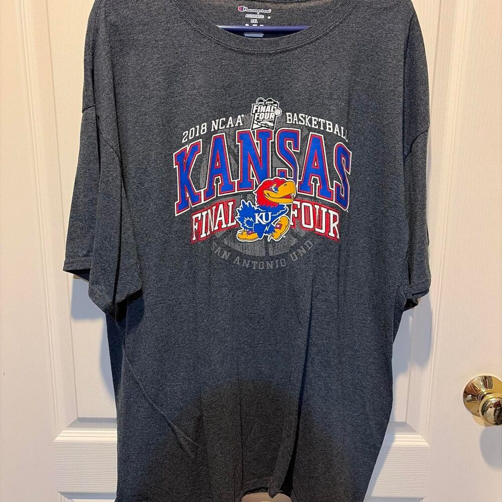 Champion Men's Grey and Black T-shirt